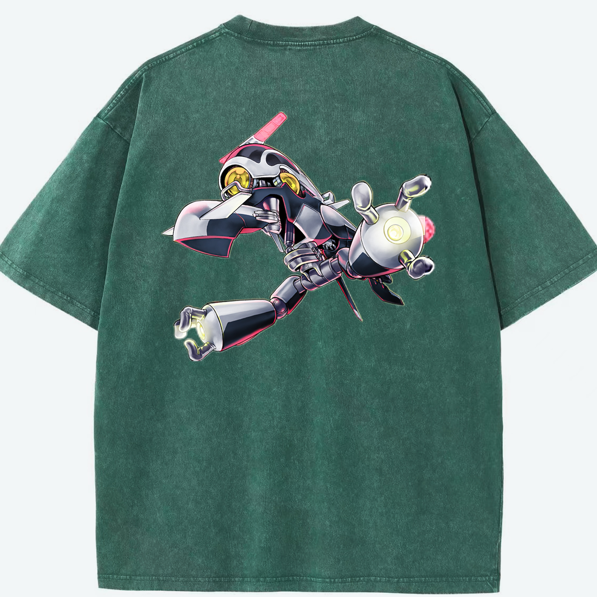 （画像用） 遊☆戯☆王 Yu-Gi-Oh! 綿100% ヴィンテージ風 半袖Tシャツ（背面プリント）